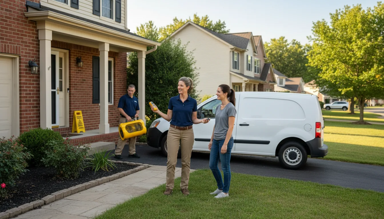 Water restoration image for Flood Water Cleanup, Removal And Restoration Services in Sunbury, NC